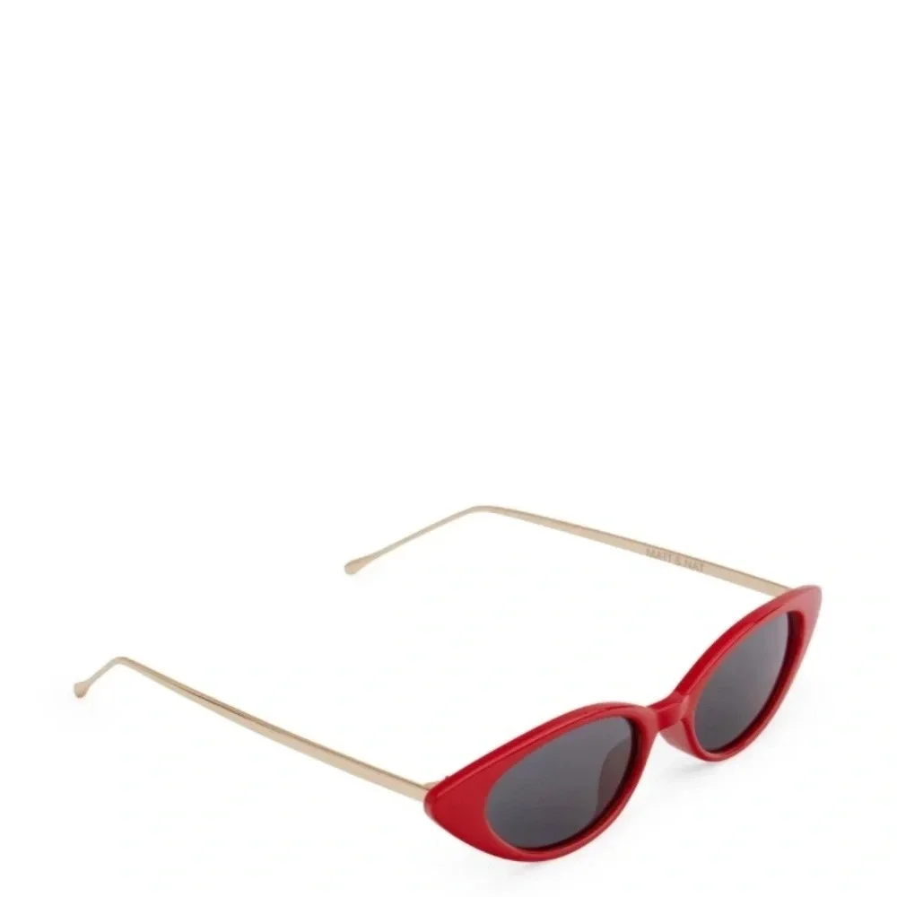 Anthropologie Matt & Natt Red Cat Eye Fiona Sunglasses